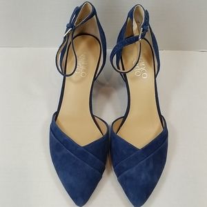 Franco Sarto Ankle Strap wedge Sandal.